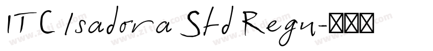 ITC lsadora Std Regu字体转换